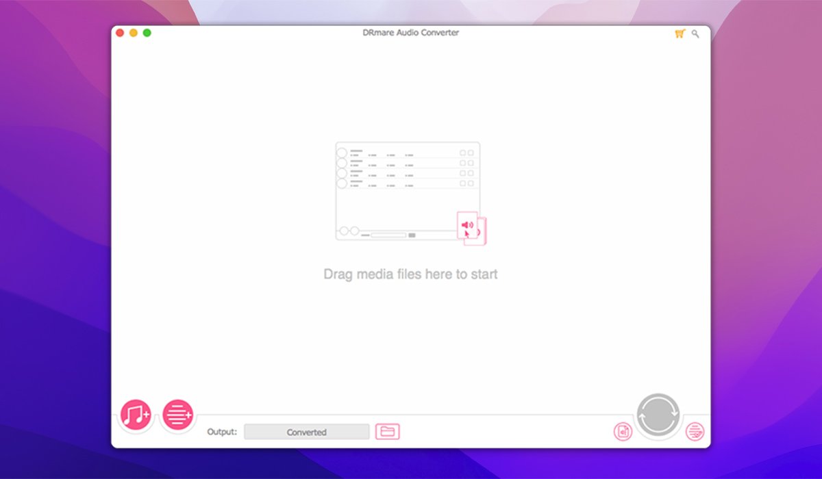 DRmare Audio Converter 截图 1