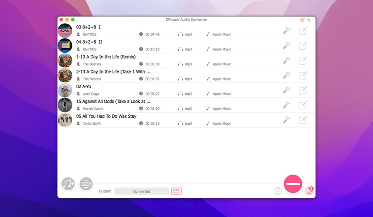 DRmare Audio Converter 截图 4