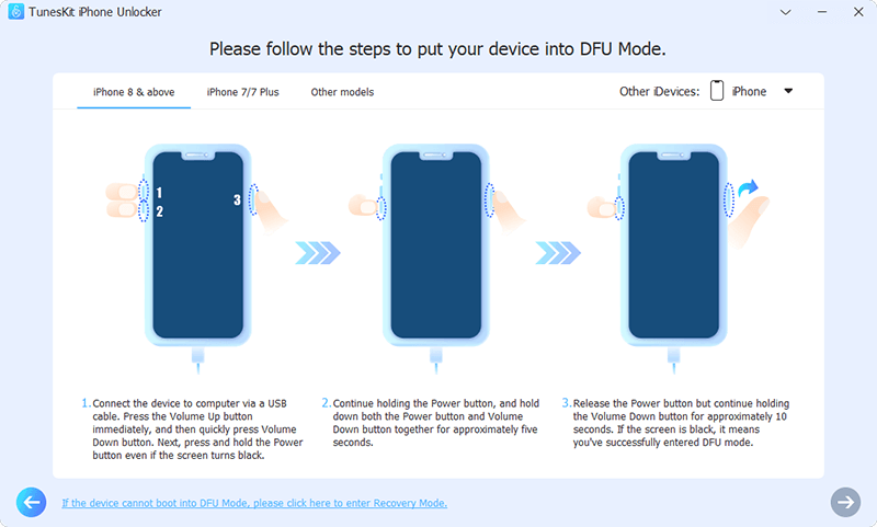 TunesKit iPhone Unlocker 截图 2