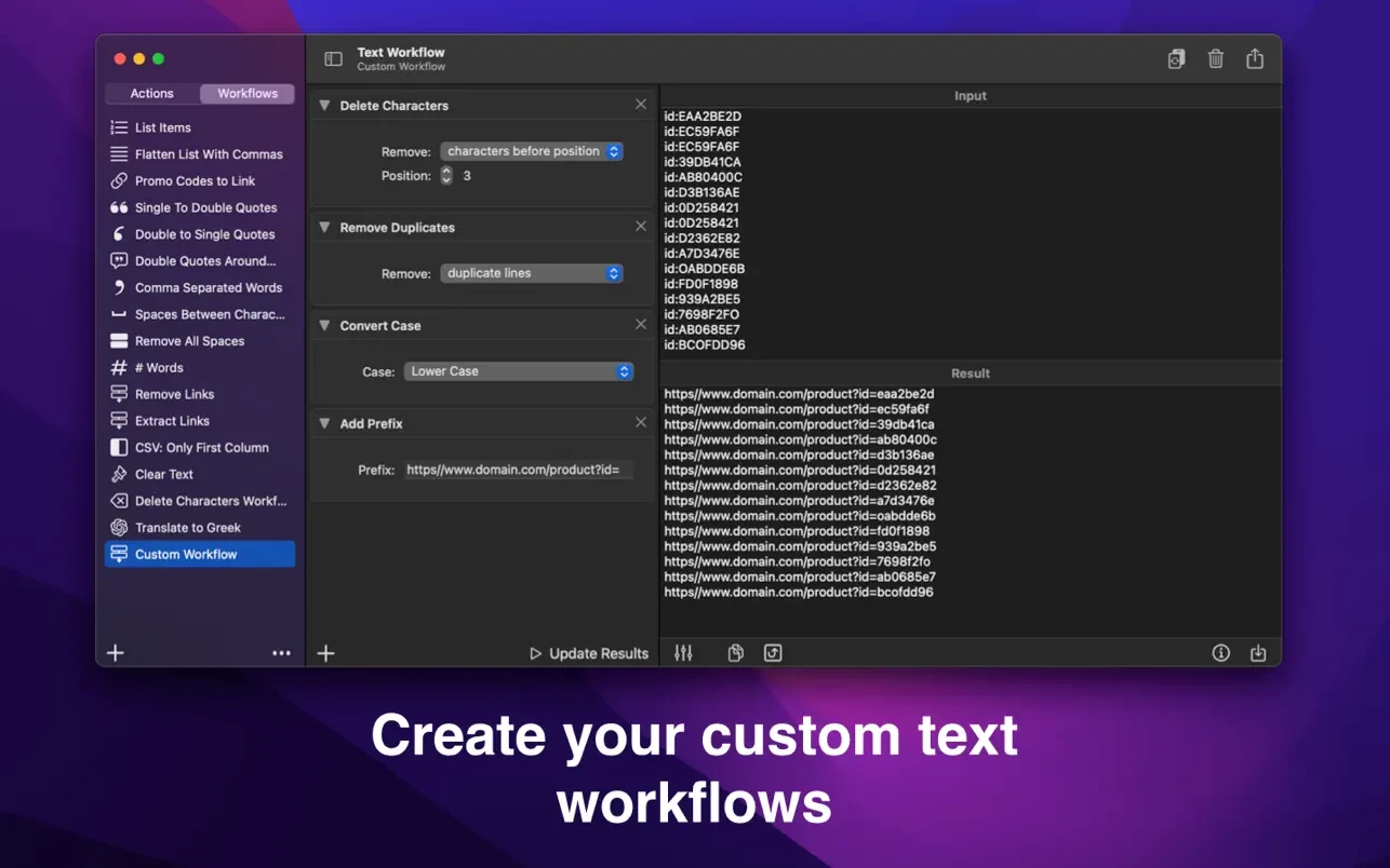 Text Workflow 截图 2