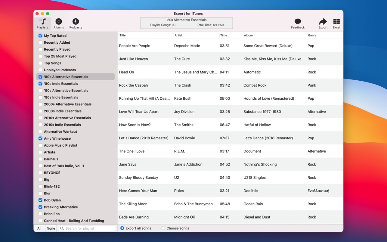 Export for iTunes 截图 4
