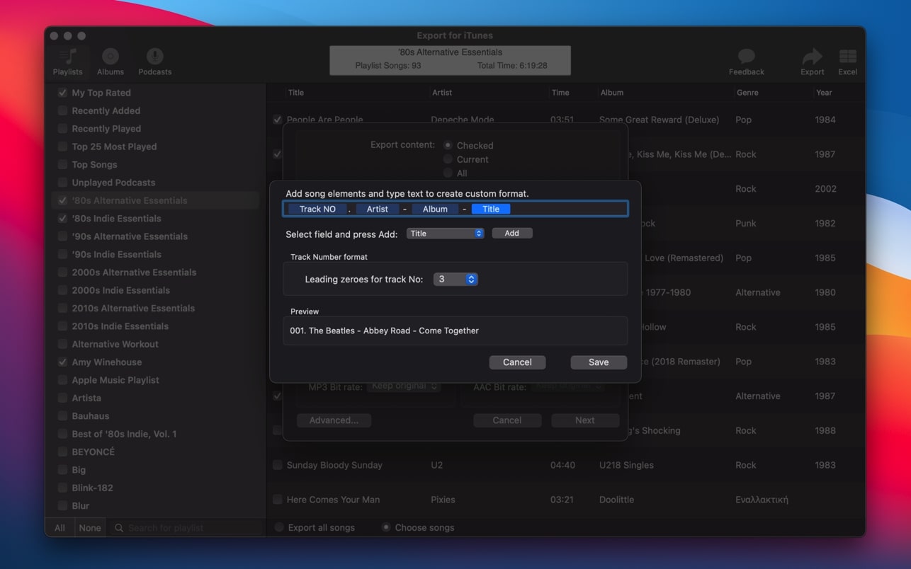 Export for iTunes 截图 6