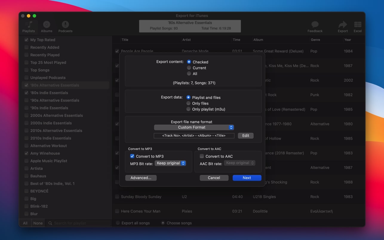 Export for iTunes 截图 7