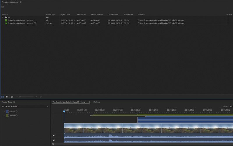 Adobe Prelude CC 2021 截图 3