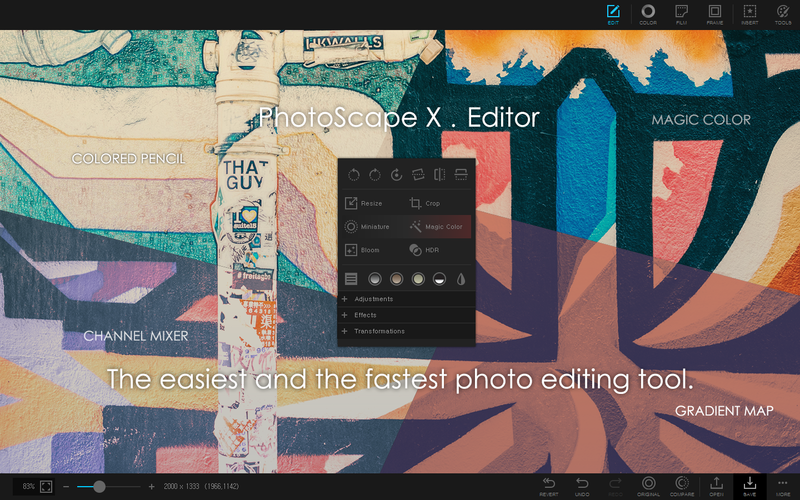 PhotoScape X Pro 截图 1