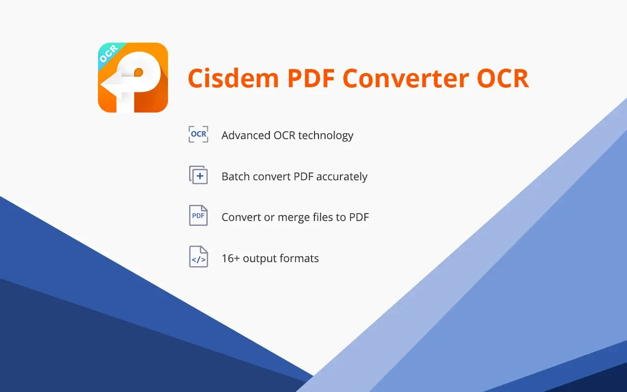 Cisdem PDF Converter OCR 截图 1
