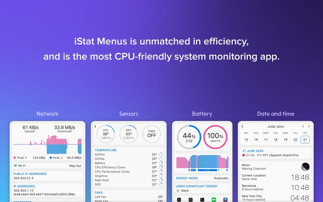 iStat Menus 7 截图 3