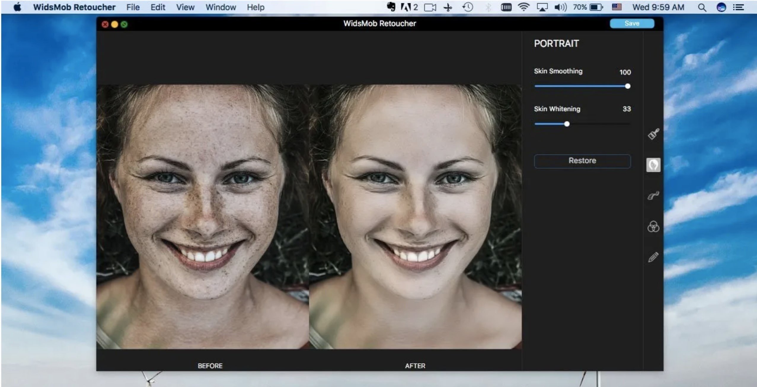WidsMob AI Retoucher 截图 1
