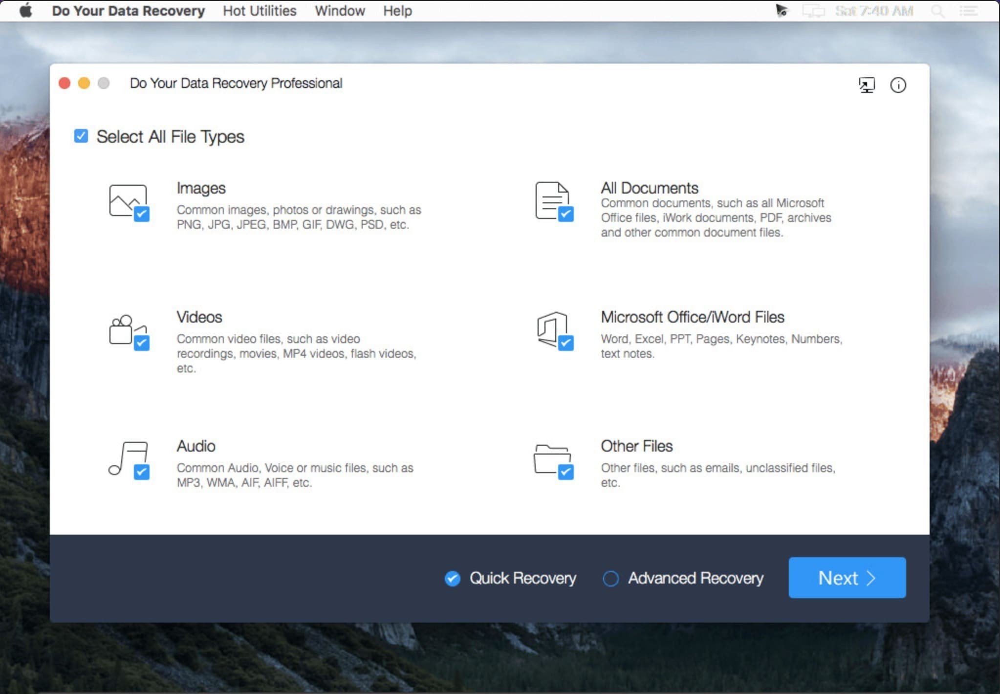 Do Your Data Recovery Professional 截图 1