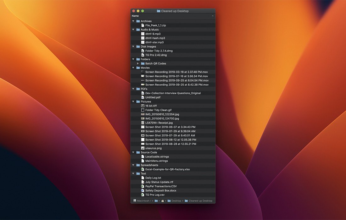 Folder Tidy 截图 5