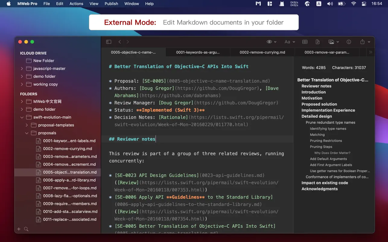 MWeb Pro 截图 2