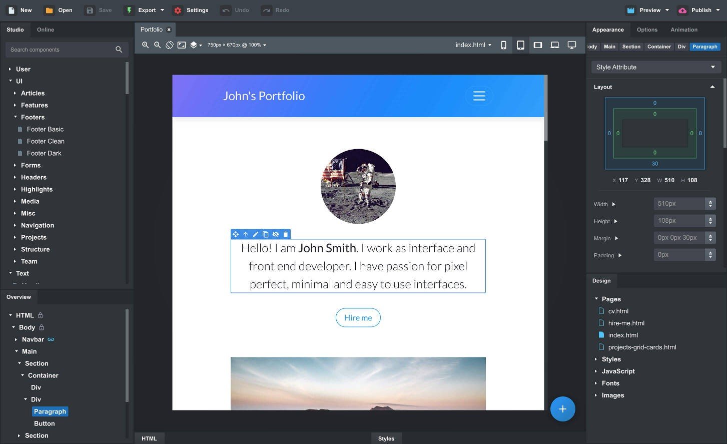 Bootstrap Studio 截图 1