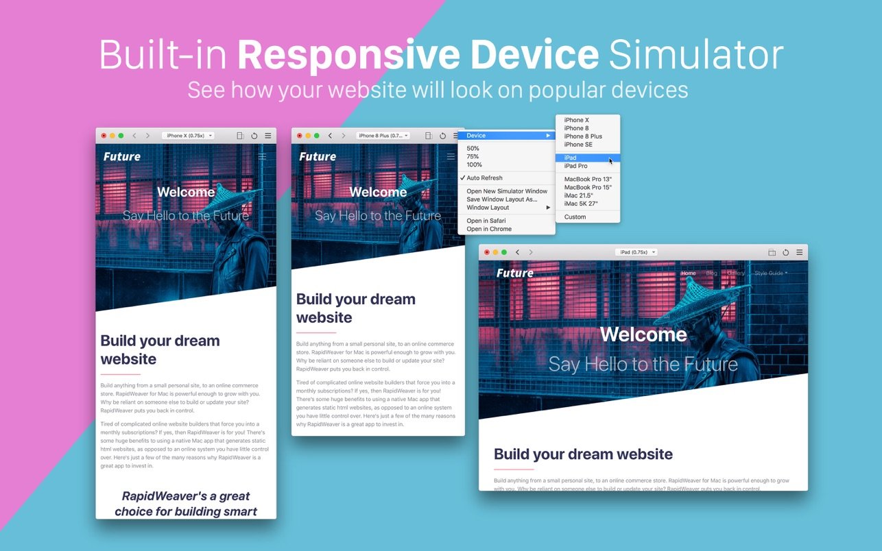 RapidWeaver 9 截图 2