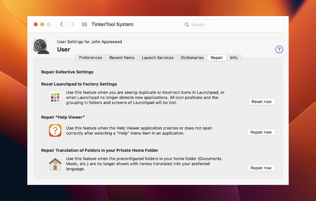 TinkerTool System 截图 3