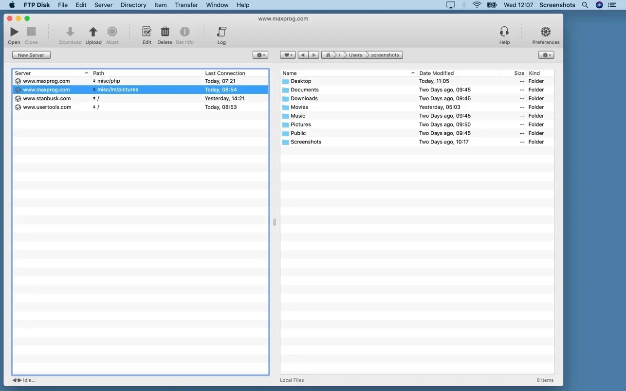 FTP Disk 截图 1