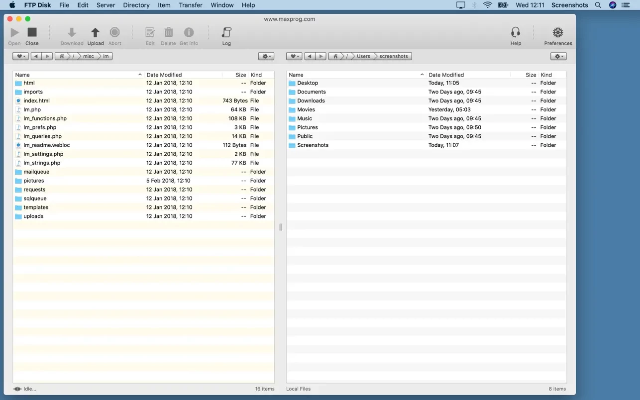 FTP Disk 截图 3