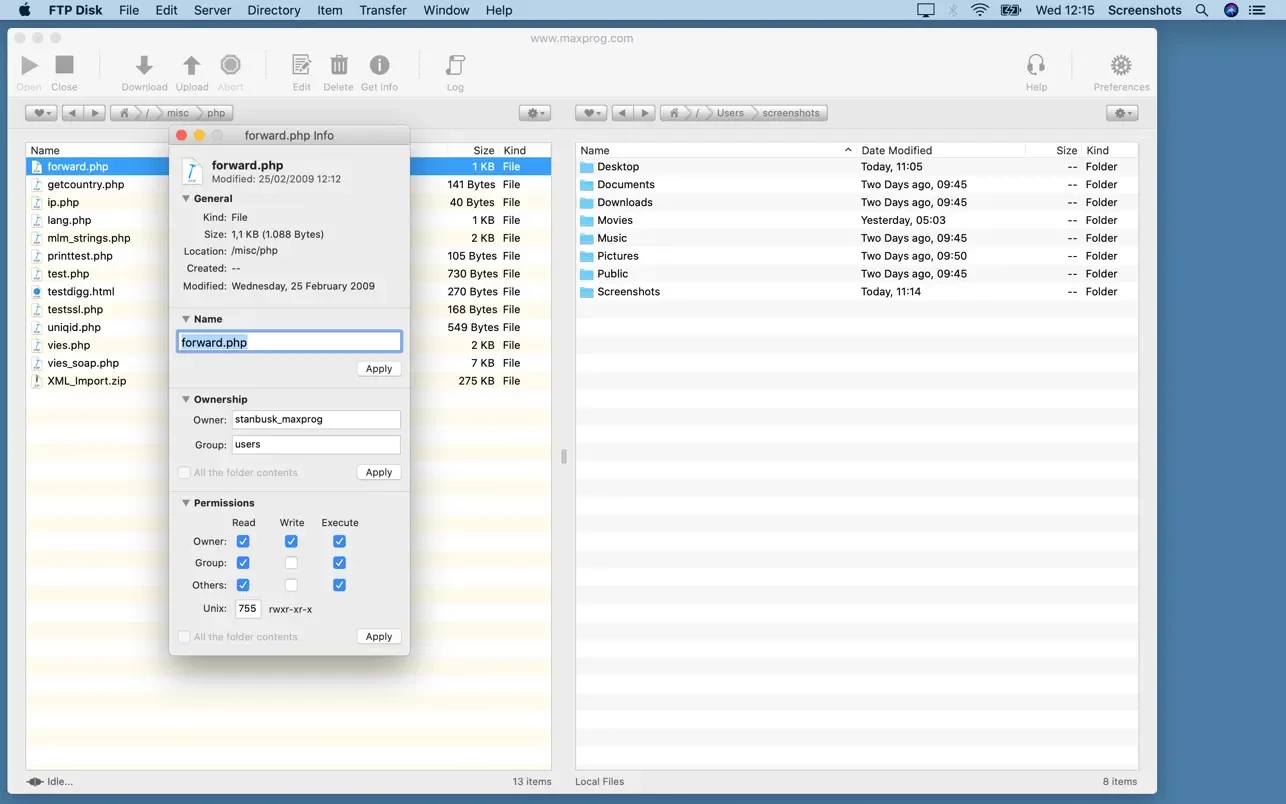FTP Disk 截图 5