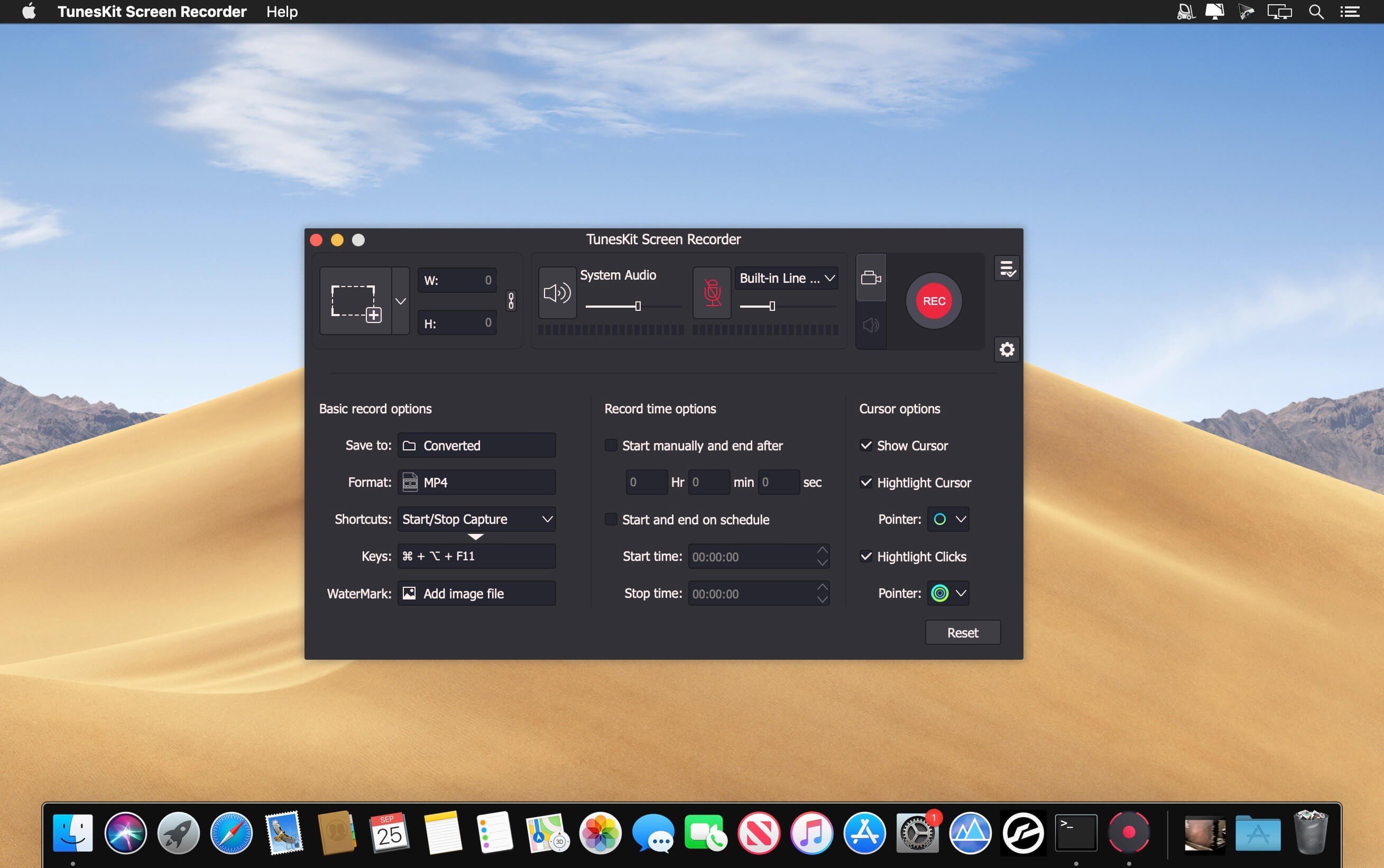 TunesKit Screen Recorder 截图 2