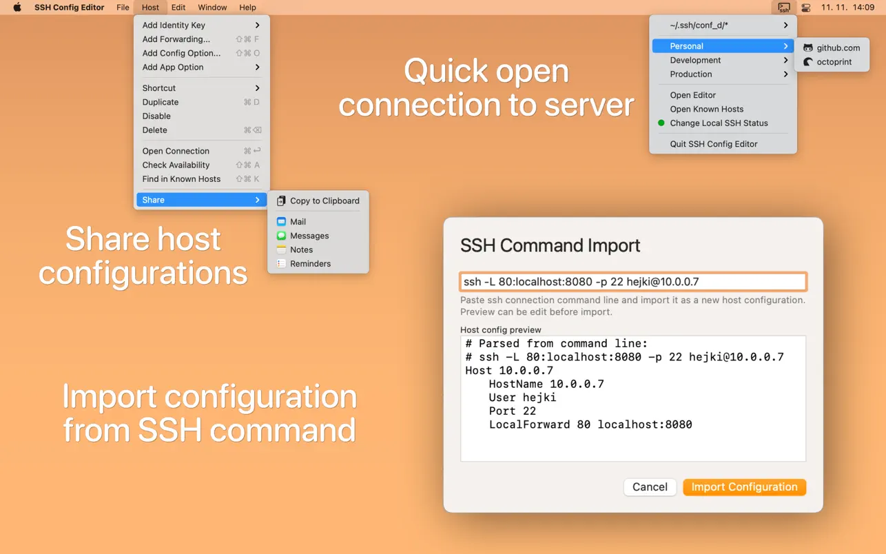 SSH Config Editor 截图 5