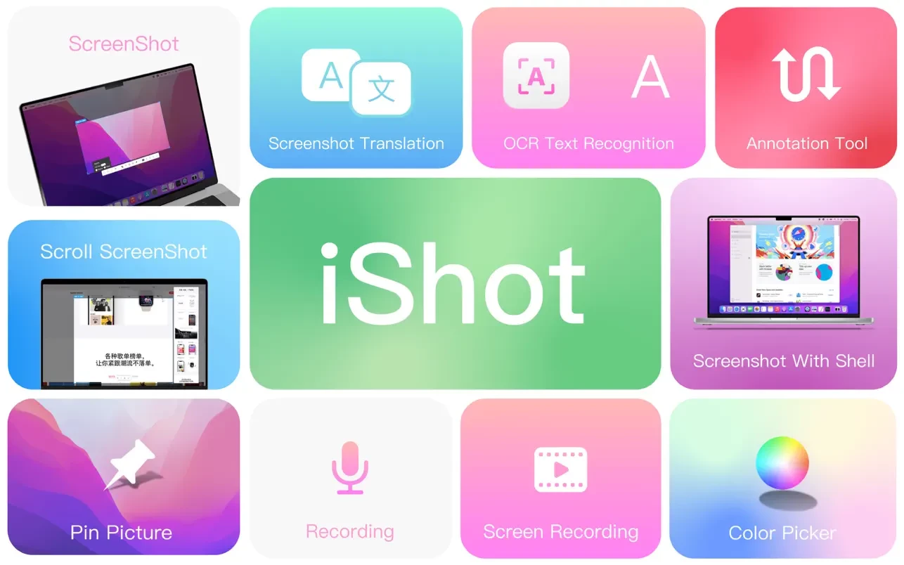 iShot Pro-ScreenShot Recording 截图 1