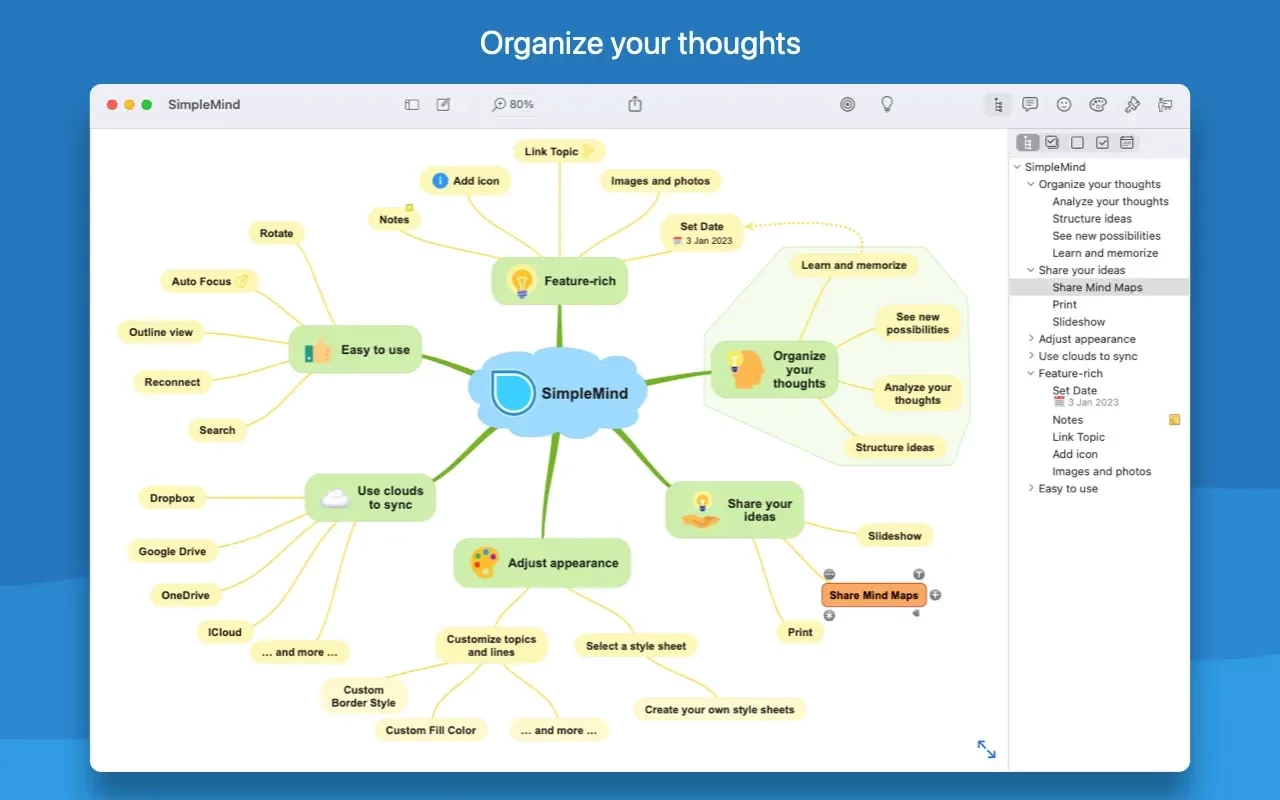 SimpleMind Pro 截图 1