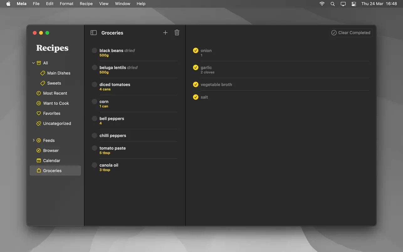 Mela – Recipe Manager 截图 6