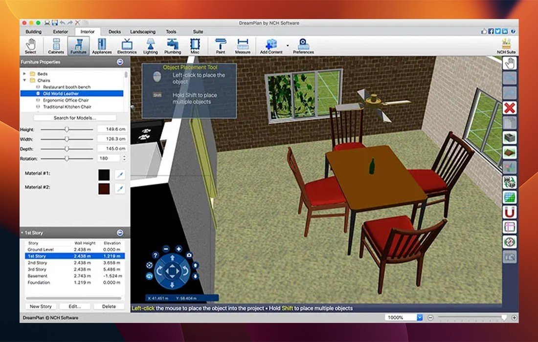 DreamPlan Home Design Software Pro 截图 1