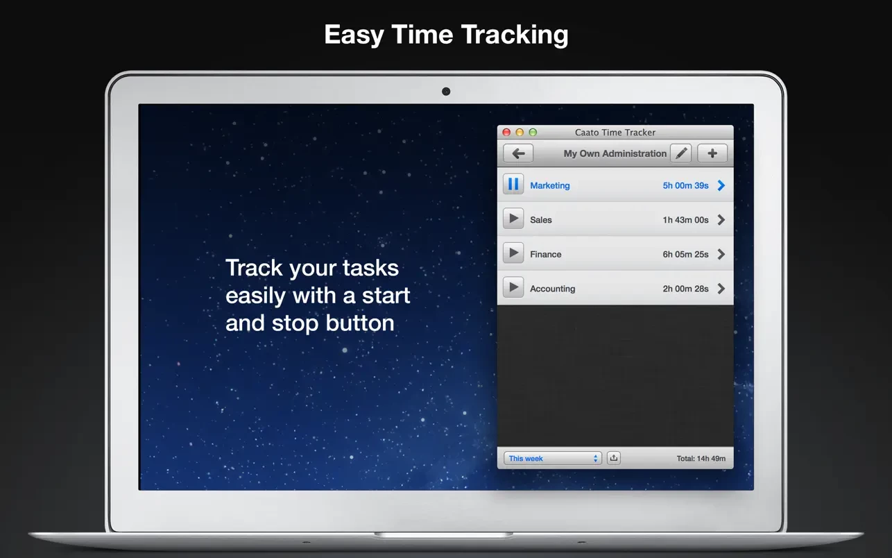 Caato Time Tracker Pro 截图 2