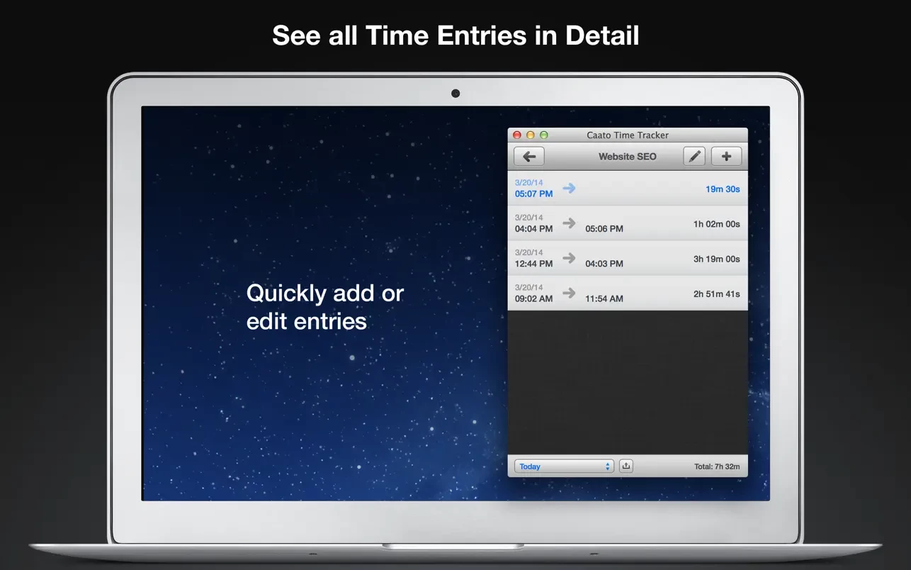 Caato Time Tracker Pro 截图 3