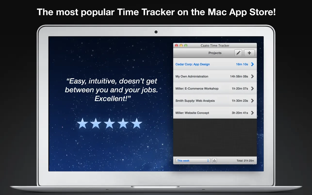 Caato Time Tracker Pro 截图 5