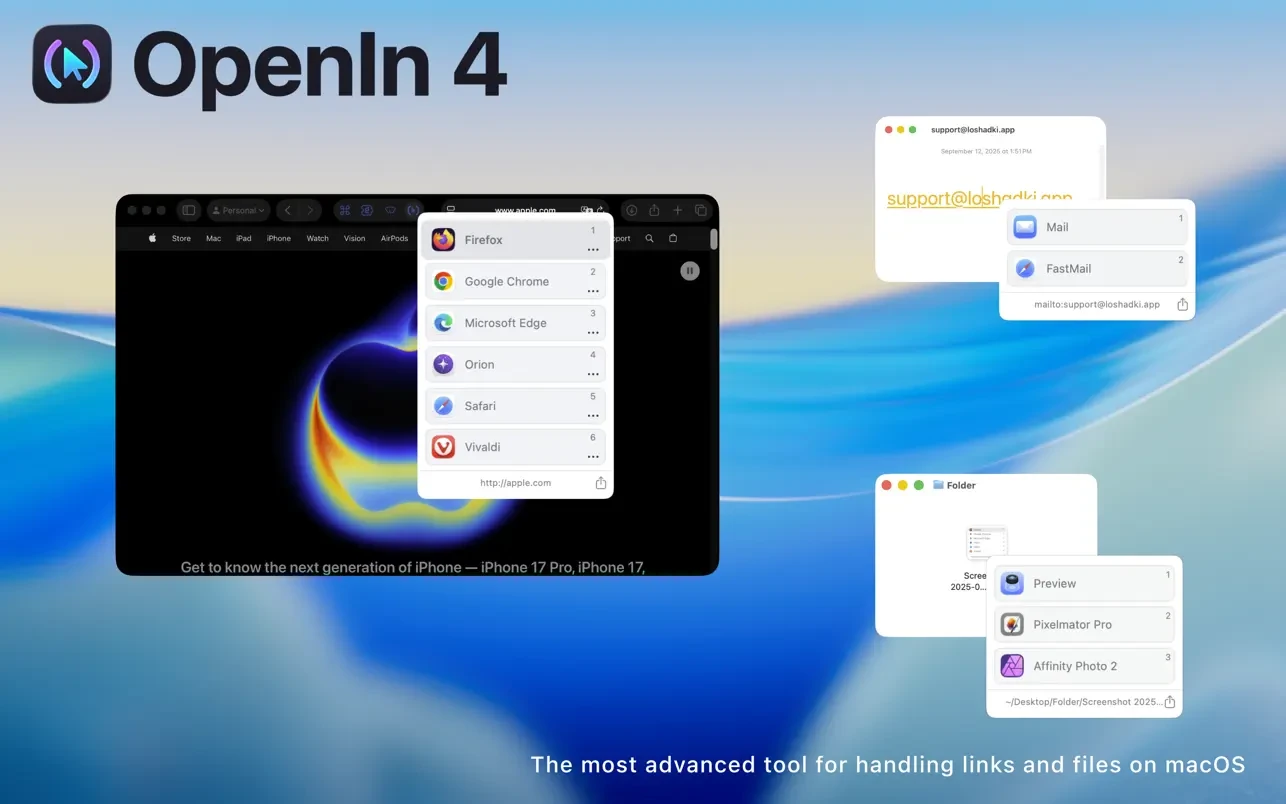 OpenIn - Advanced Link Handler 截图 1