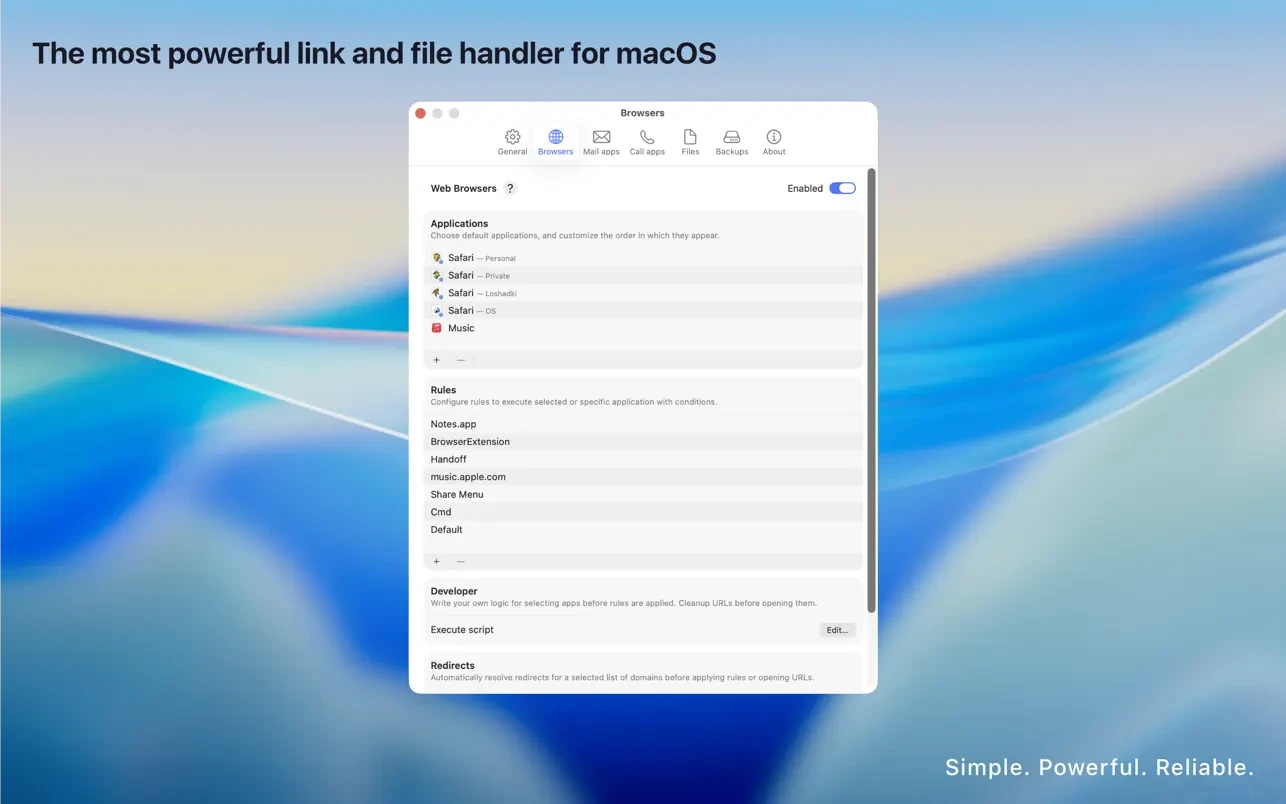 OpenIn - Advanced Link Handler 截图 3