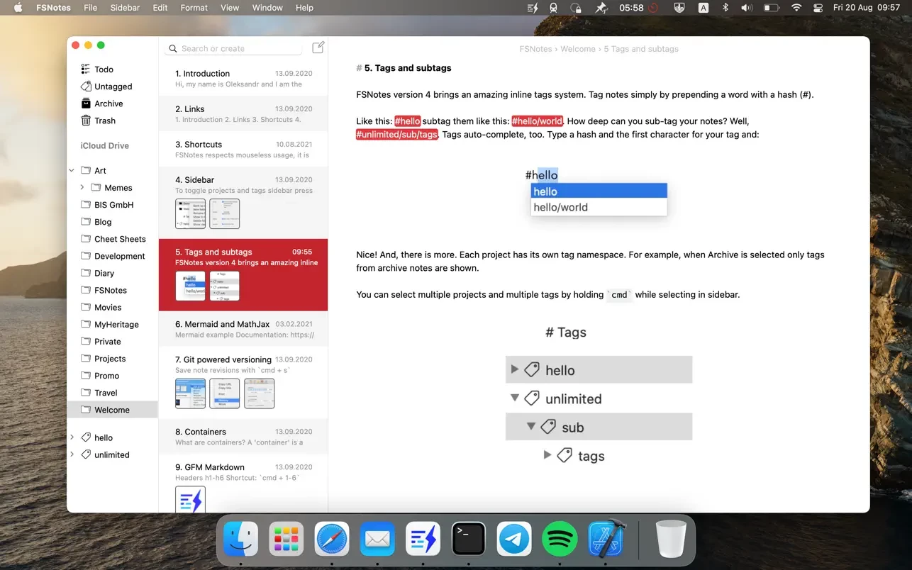 FSNotes 截图 6