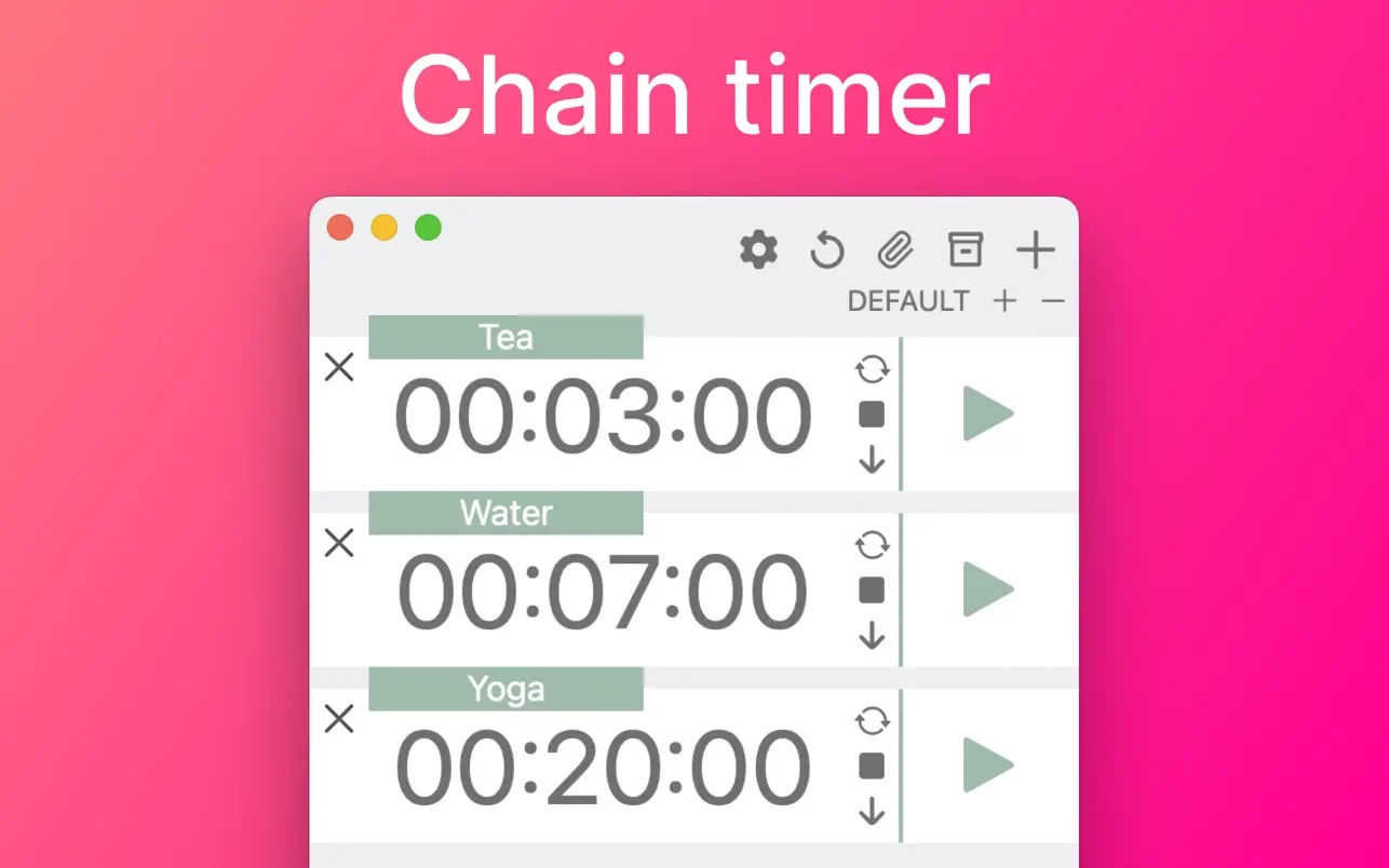 Chain Timer 截图 1