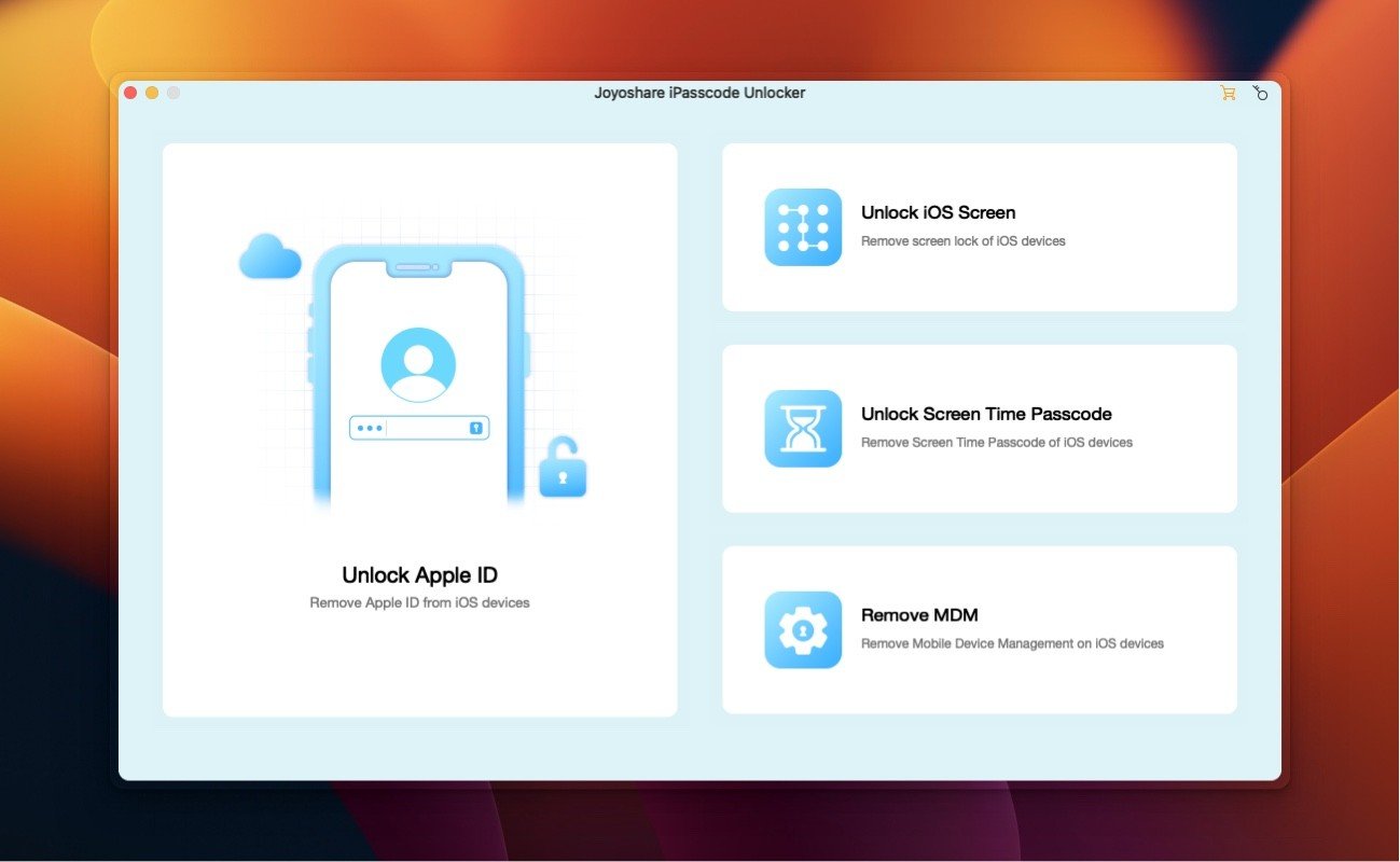 Joyoshare iPasscode Unlocker 截图 4