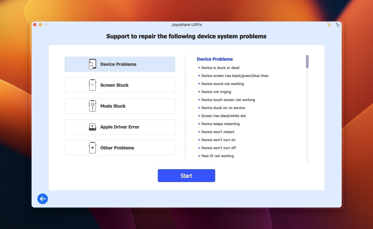 Joyoshare UltFix 截图 3