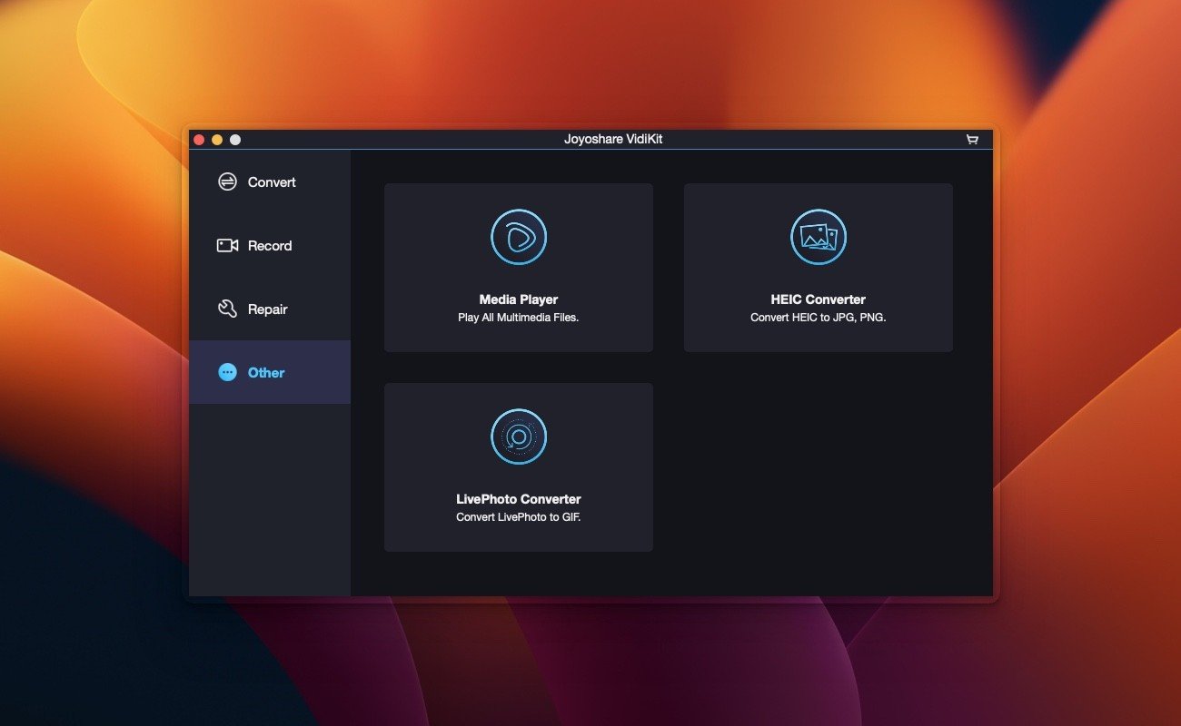 Joyoshare VidiKit 截图 1