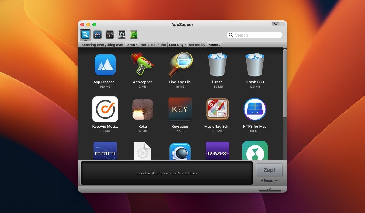 AppZapper 截图 1