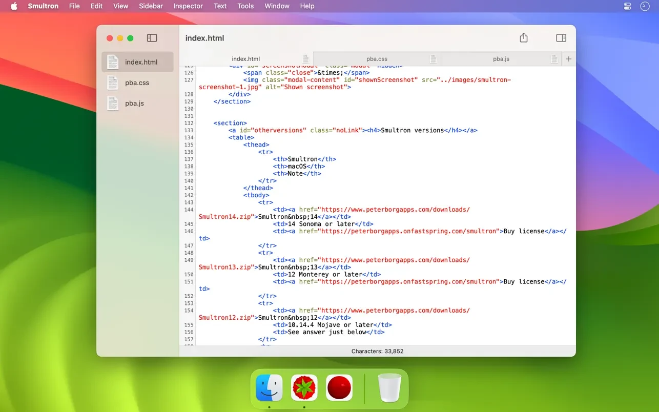 Smultron 14 - The text editor 截图 1