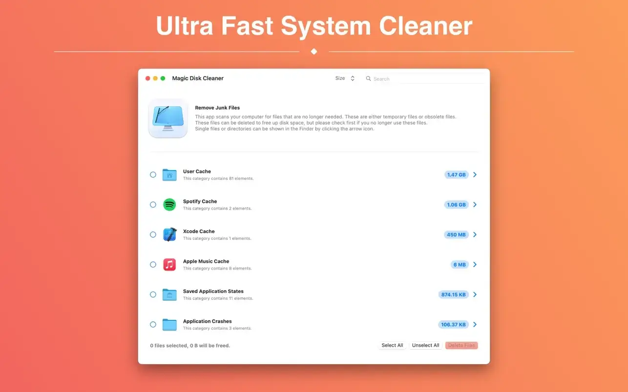 Magic Disk Cleaner 截图 1
