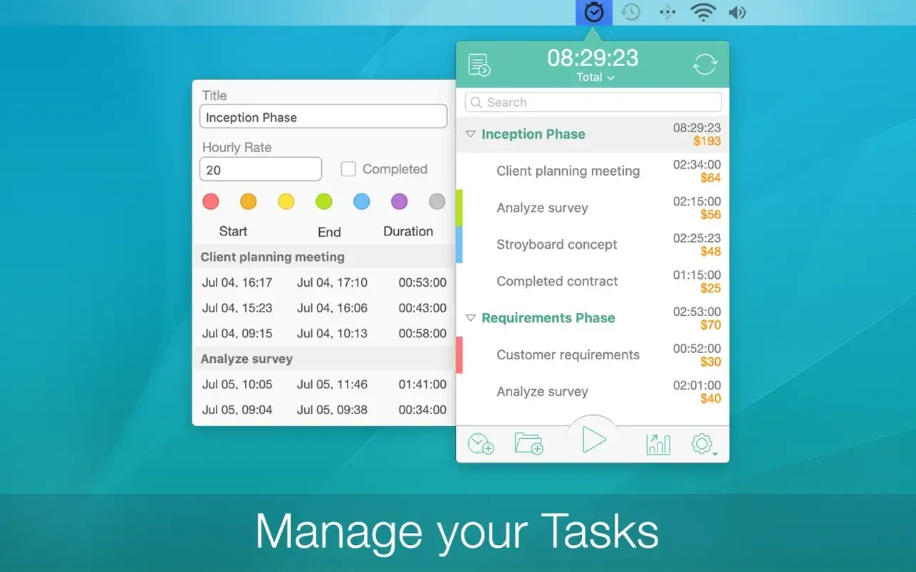 Chrono Plus - Time Tracker 截图 2