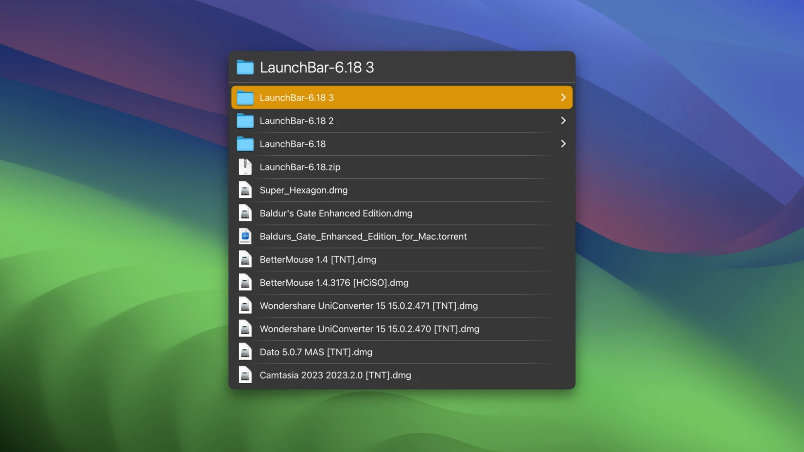 LaunchBar 截图 1