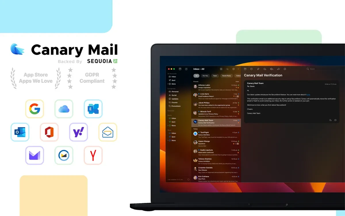 Canary Mail 截图 1
