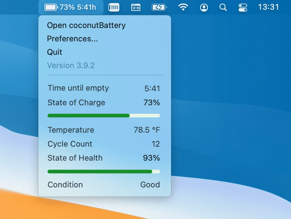 coconutBattery Plus 截图 1