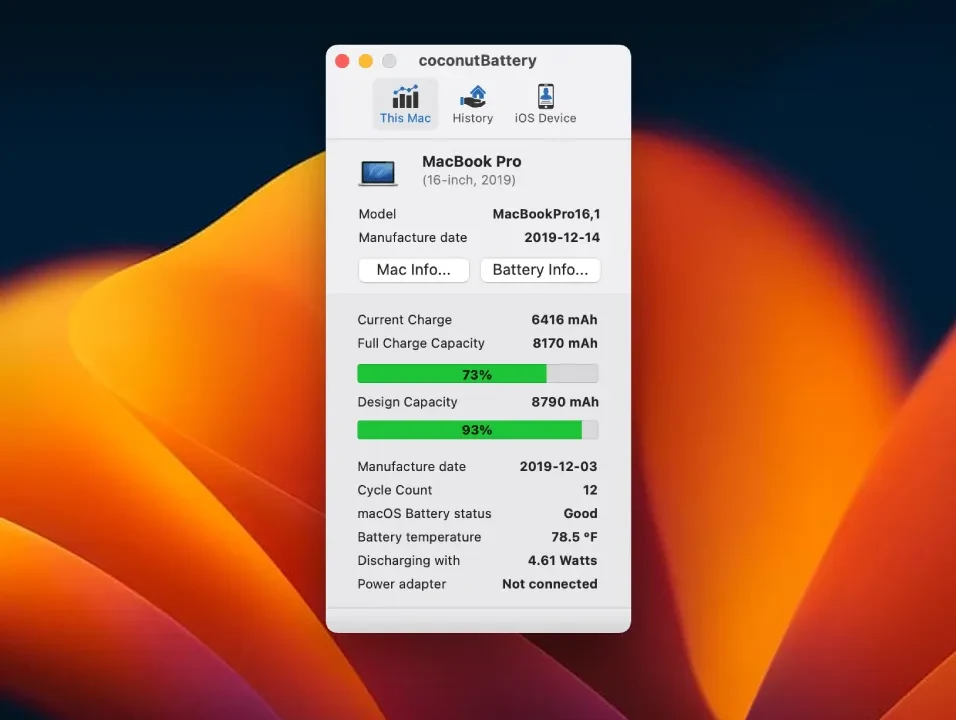 coconutBattery Plus 截图 3