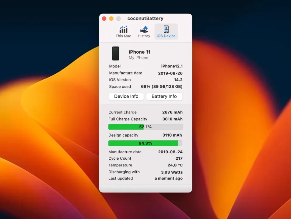 coconutBattery Plus 截图 4