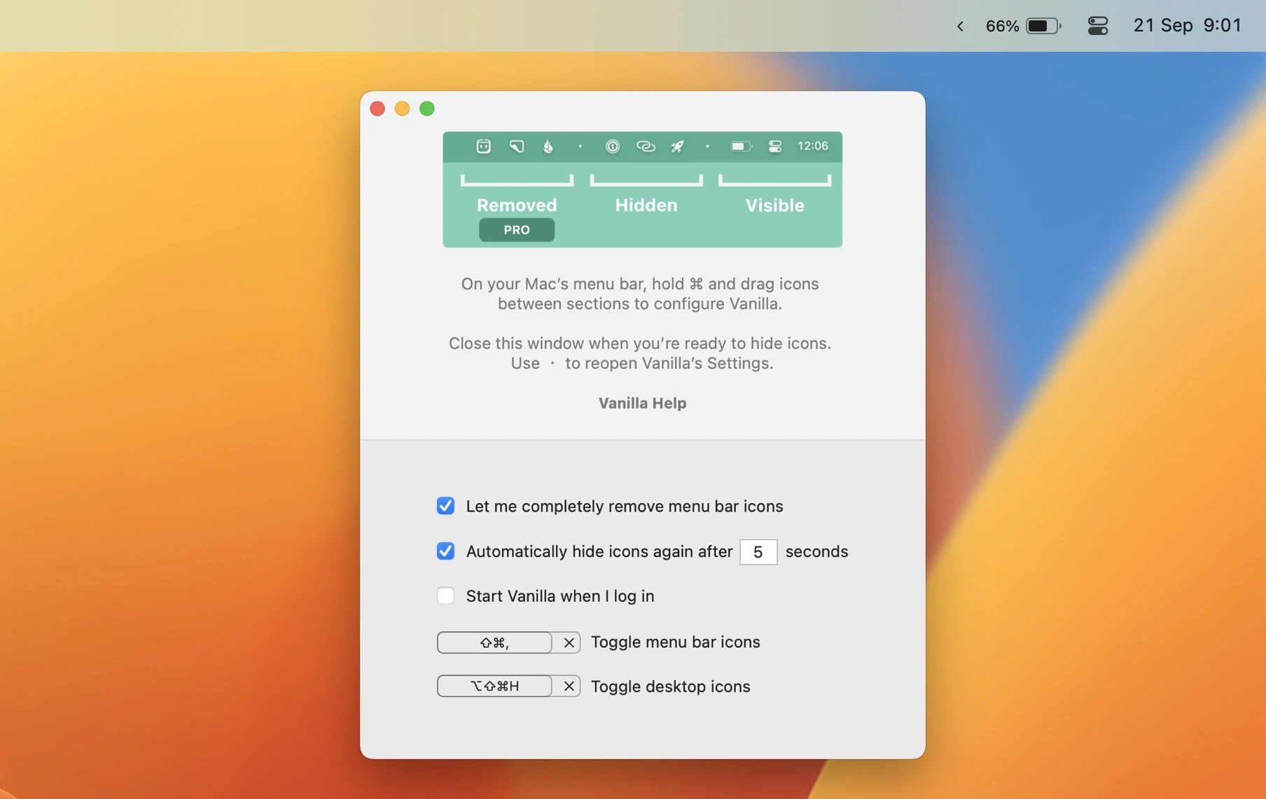 Vanilla Pro 截图 1