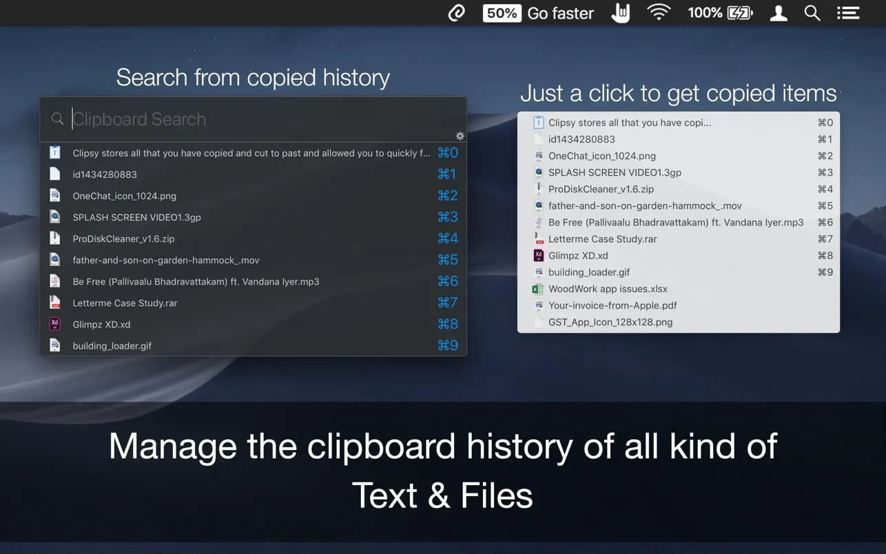 Clipsy – Clipboard Manager 截图 2