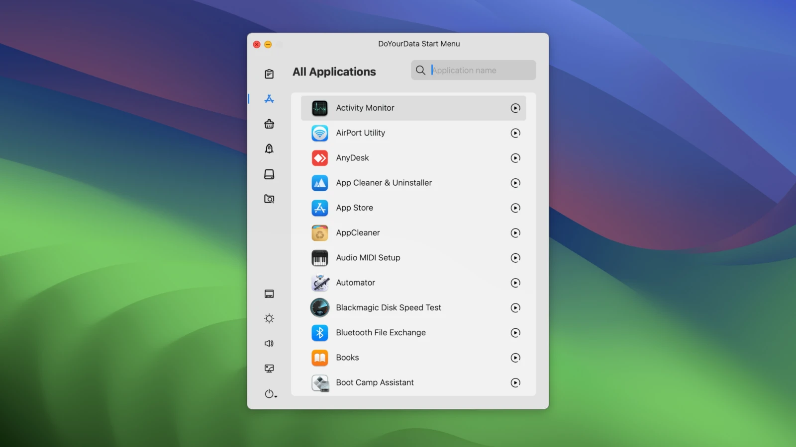 DoYourData Start Menu 截图 2