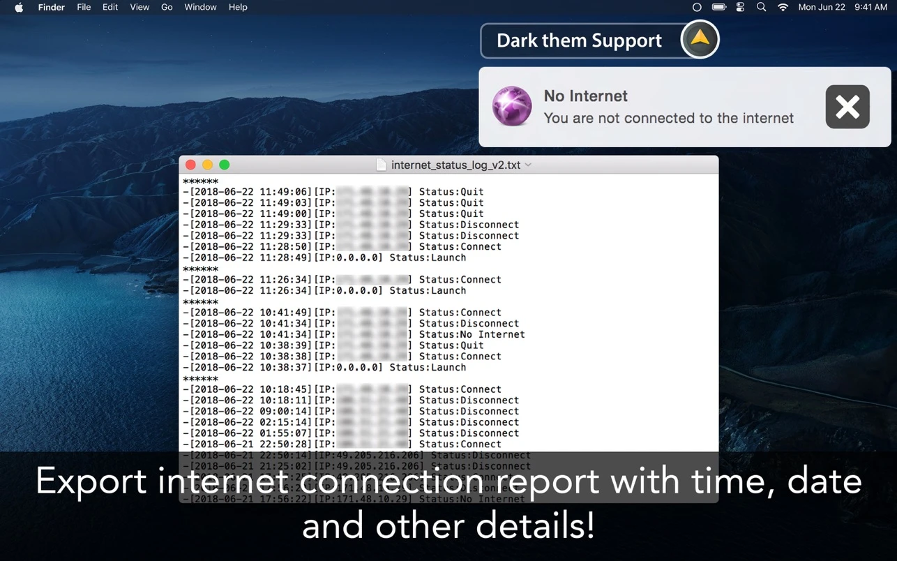 Internet Status - iOn 截图 3